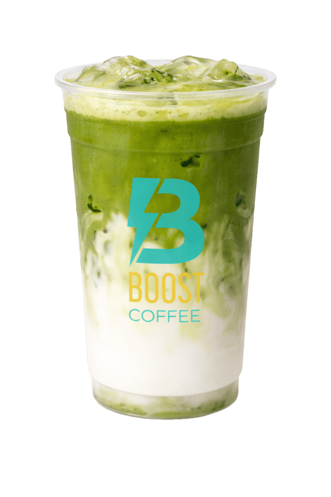 boost coffee matcha latte